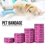 Soft Stretch Pet Bandage Set for Dogs & Cats