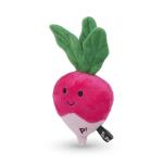 Petface Reuben Radish Plush Dog Toy with Squeaker