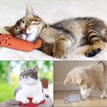 Bojafa Catnip Plush Toys for Indoor Cats - 3 Pack