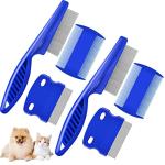 Stainless Steel Flea and Lice Grooming Combs
