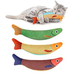 Aibuddy Catnip Chew Toys with Bell – 3 Pack