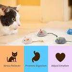 OSDUE 9 Pack Catnip Mouse Toys for Cats