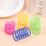 QILUCKY 40-Piece Colorful Cat Spring Toy Set