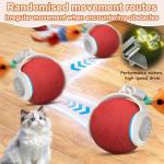 USB Rechargeable Interactive Cat Toy Ball