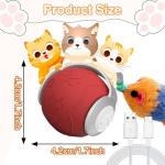 USB Rechargeable Interactive Cat Toy Ball