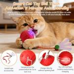 Interactive USB Rechargeable Cat Ball Toy