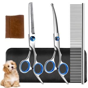 5-Piece Dog Grooming Scissors Set for Pets