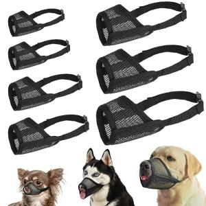LUCKYPAW Adjustable Dog Muzzle Set for All Sizes