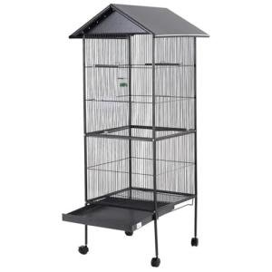 Large Metal Bird Cage with Stand for Parrots