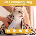 Grooming Cat Wrap and Nail Trimming Swaddle