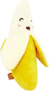 Yellow Banana Plush Toy for Small Pets