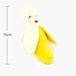 Yellow Banana Plush Toy for Small Pets