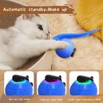 QILUCKY Interactive Cat Toy Ball with Tail