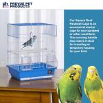 Compact Travel Cage for Small Birds and Parakeets