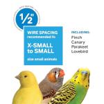 Compact Travel Cage for Small Birds and Parakeets