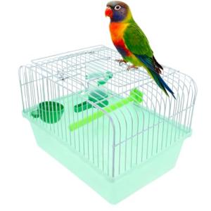 Milisten Travel Bird Cage for Parrots and Lovebirds