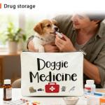 Dog Medicine Storage Bag for Pet Owners