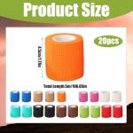 20 Pack Self-Adhesive Vet Wrap for Pets