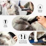 TRIGRAND Low Noise Dog Hair Dryer with Nozzles