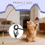 7-Piece Cat Wand Toy Set for Indoor Fun