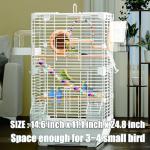 Basic Bird Cage with Accessories for Birds