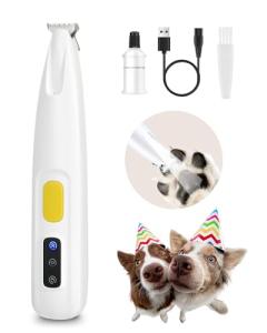 FURBONA LED Dog Paw Trimmer with Quiet Blade
