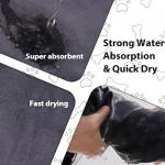 2 Pack Soft Dog Towels & Flea Comb Set