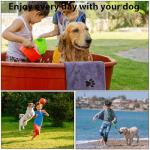 2 Pack Soft Dog Towels & Flea Comb Set