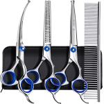 Gimars Stainless Steel Pet Grooming Scissors Set
