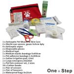 Pet Travel First Aid Kit with 29 Essentials
