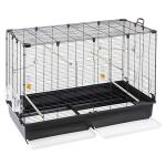 Large Metal Bird Cage with Feeders and Perches