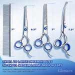 Gimars Stainless Steel Pet Grooming Scissors Set