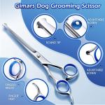 Gimars Stainless Steel Pet Grooming Scissors Set