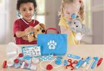 Melissa & Doug Vet Play Set with Plush Pets