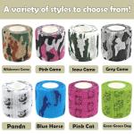 24pcs Colorful Vet Wrap Bandages for Dogs