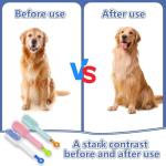 3-Pack Cat Grooming Brushes for Short Haired Cats