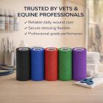 Self-Adhesive Bandage Wraps for Pets - 12 Pack
