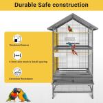 Extra Large Rolling Bird Cage for Parrots