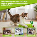 JORcadis 2-Pack Interactive Catnip Toys