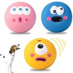 3 Pack Squeaky Dog Balls for Small Pets