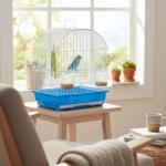 KCT Blue Portable Bird Cage for Travel