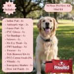 34-Piece Pet First Aid Kit for Dogs