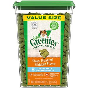 Greenies Cat Dental Treats, Chicken Flavor, 9.75 oz
