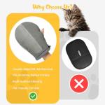 Double-Sided Pet Grooming Gloves for Dogs and Cats