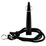 SZXMDKH Dog Whistle with Lanyard - Used for Recall & Dog Training - Long Distance - Good Frequency for Most Breeds of Dog - Standard Pitch - Food Grade Plastic (Black)