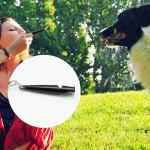SZXMDKH Dog Whistle with Lanyard - Used for Recall & Dog Training - Long Distance - Good Frequency for Most Breeds of Dog - Standard Pitch - Food Grade Plastic (Black)