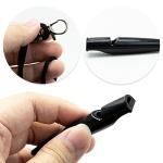 SZXMDKH Dog Whistle with Lanyard - Used for Recall & Dog Training - Long Distance - Good Frequency for Most Breeds of Dog - Standard Pitch - Food Grade Plastic (Black)