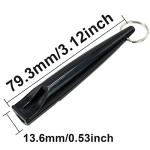 SZXMDKH Dog Whistle with Lanyard - Used for Recall & Dog Training - Long Distance - Good Frequency for Most Breeds of Dog - Standard Pitch - Food Grade Plastic (Black)