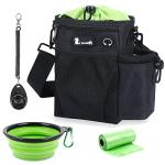 Pecute Large Dog Treat Pouch with Water Bottle Holder