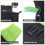 Pecute Large Dog Treat Pouch with Water Bottle Holder